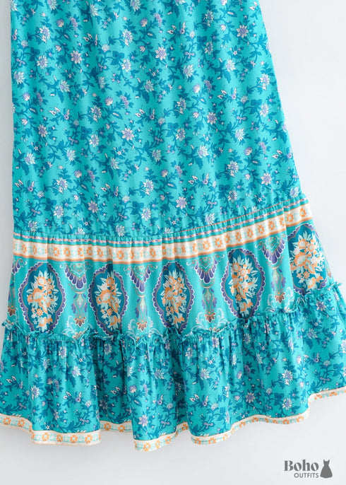 Boho Skirts in Blue Love in Mist For Women